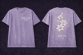 ZIGA Lavender Lily Oversized Tee  Minimal Floral Edition