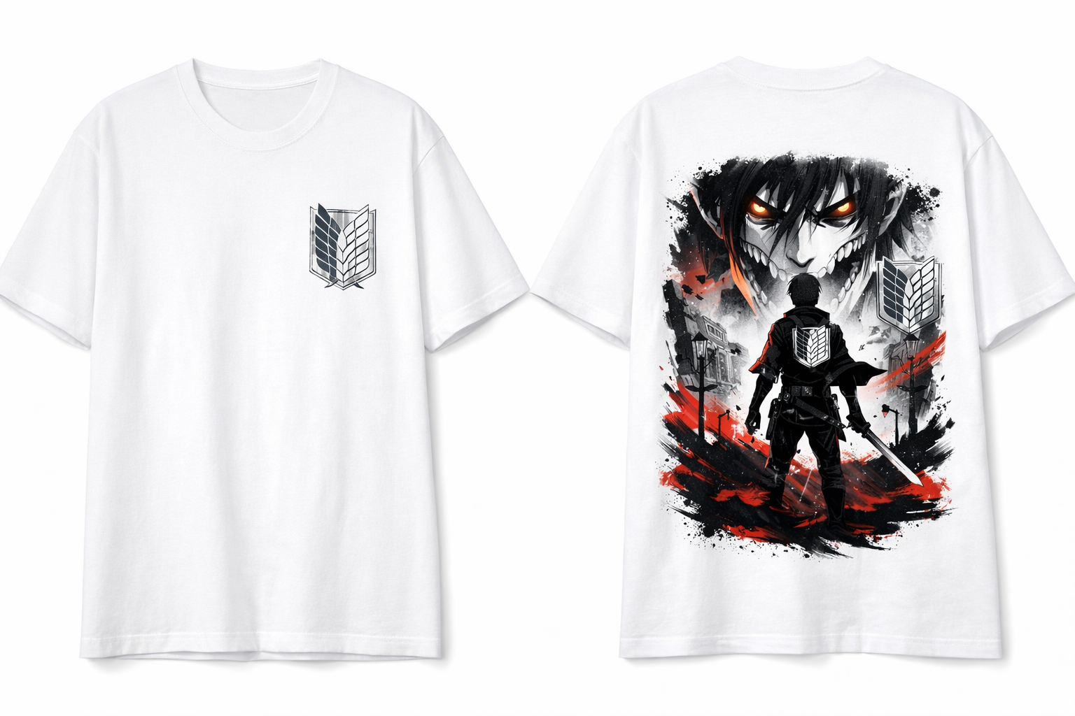ZIGA Attack on Titan Oversized Tee — Titan Edition product